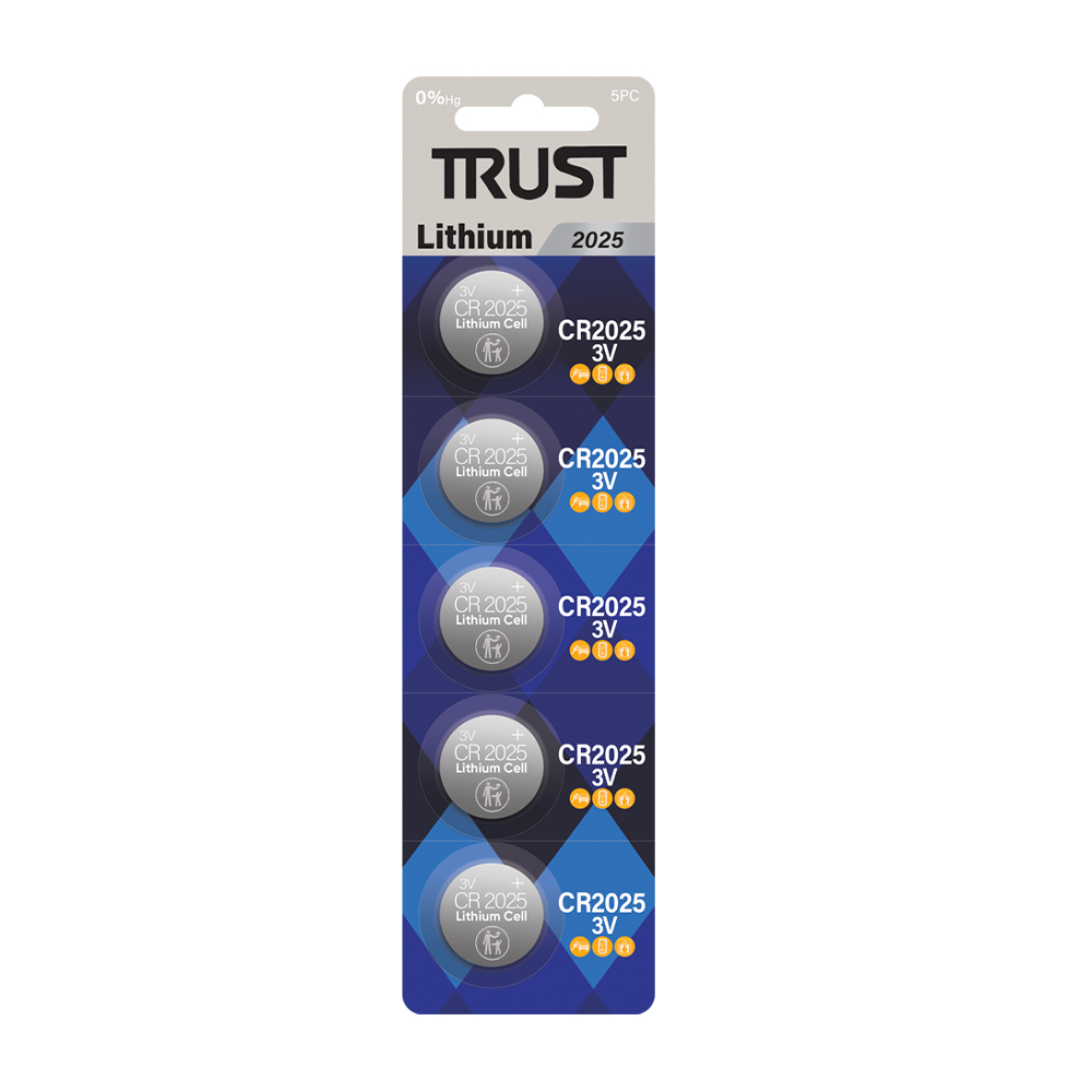 CR2025 Coin 3V (5-Pack)