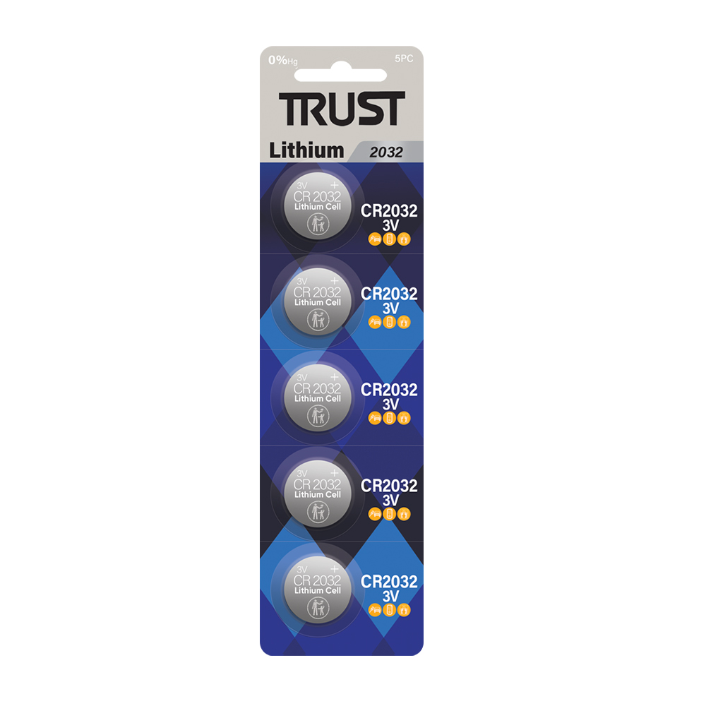 CR2032 Coin 3V (5-Pack)