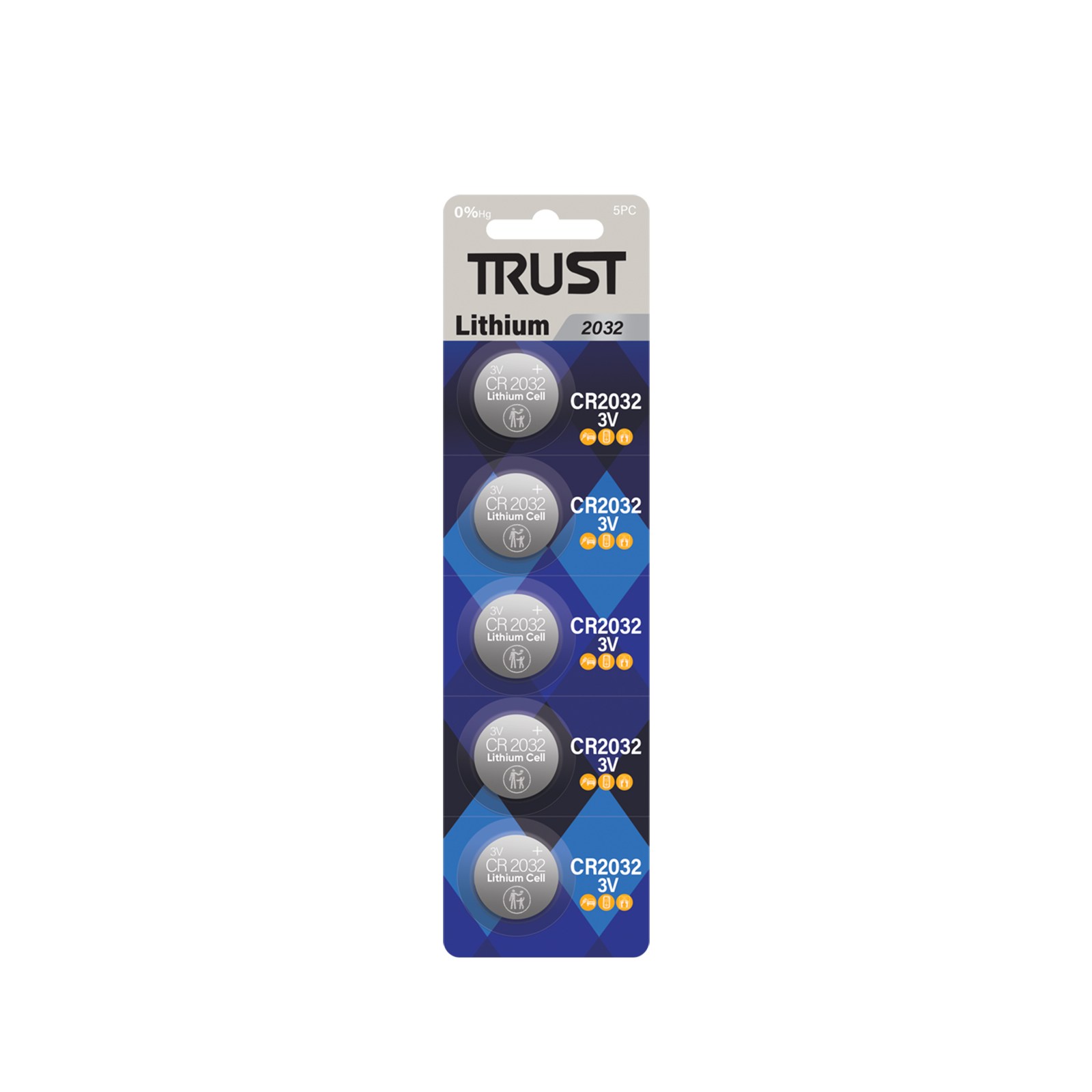 CR2032 Coin 3V (5-Pack)