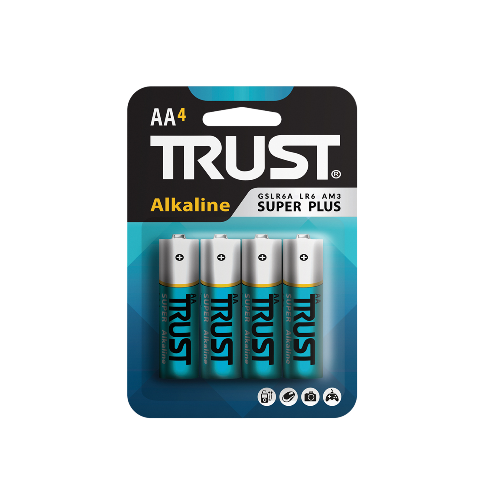 Alkaline Super Plus AA-4pcs 