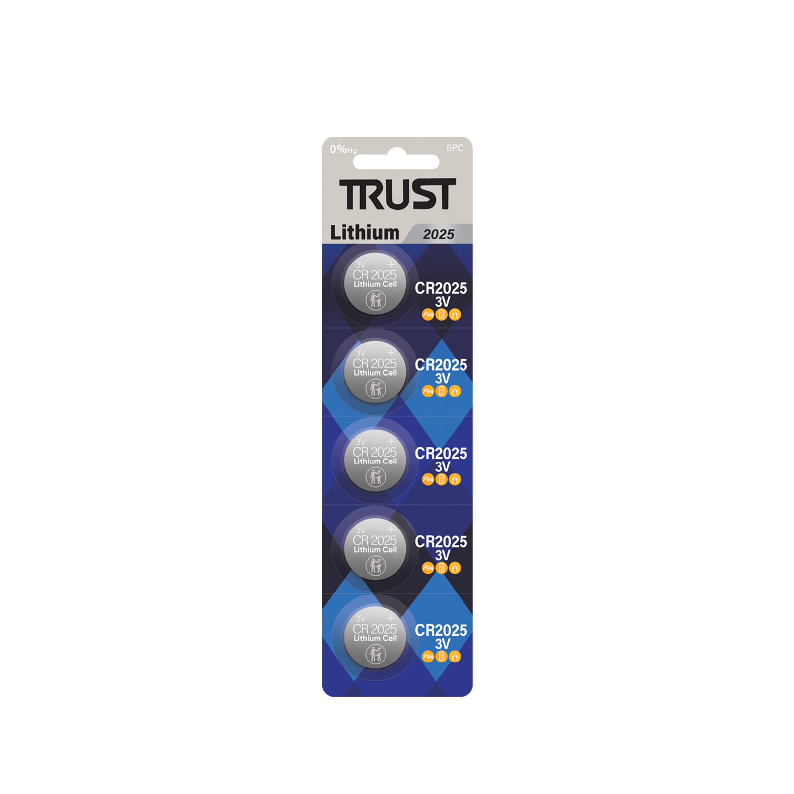 CR2025 Coin 3V (5-Pack)
