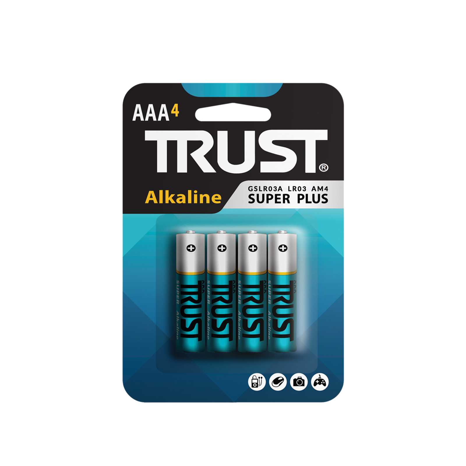Alkaline Super Plus AAA-4pcs 